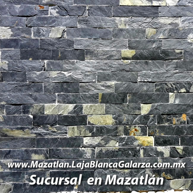 Fachaleta de Piedra Laja Negra Mixteca en Mazatlán