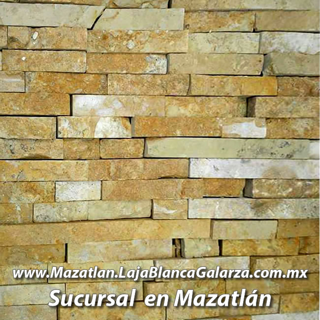 Fachaleta de Piedra Laja Oro Viejo en Mazatlan