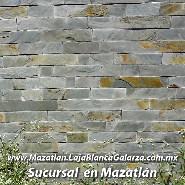 Fachaleta de Piedra Laja Verde Mixteca en Mazatlan