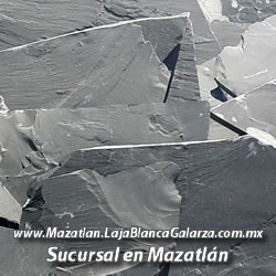 Venta de Piedra Pizarra Negra en Mazatlán